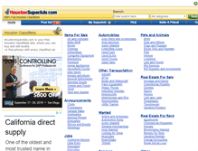 Tablet Screenshot of houstonsuperads.com